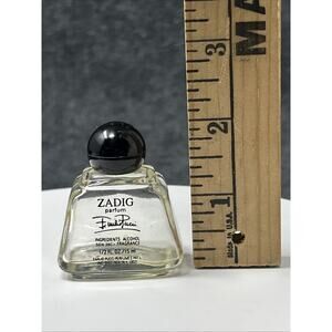 Zadig Emilio Pucci Mini Perfume Bottle Empty Vintage 1970s Oriental Floral Rare